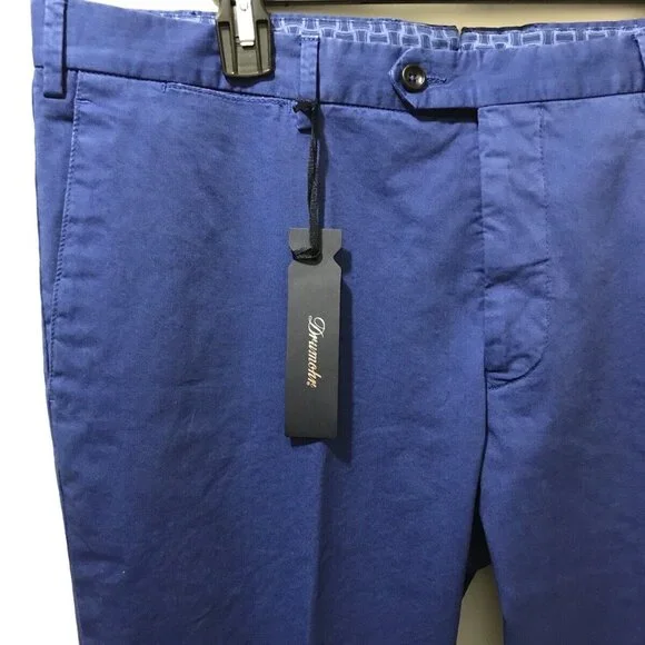 DRUMOHR British Italian luxury beautiful casual pants 54/38W NWT$495